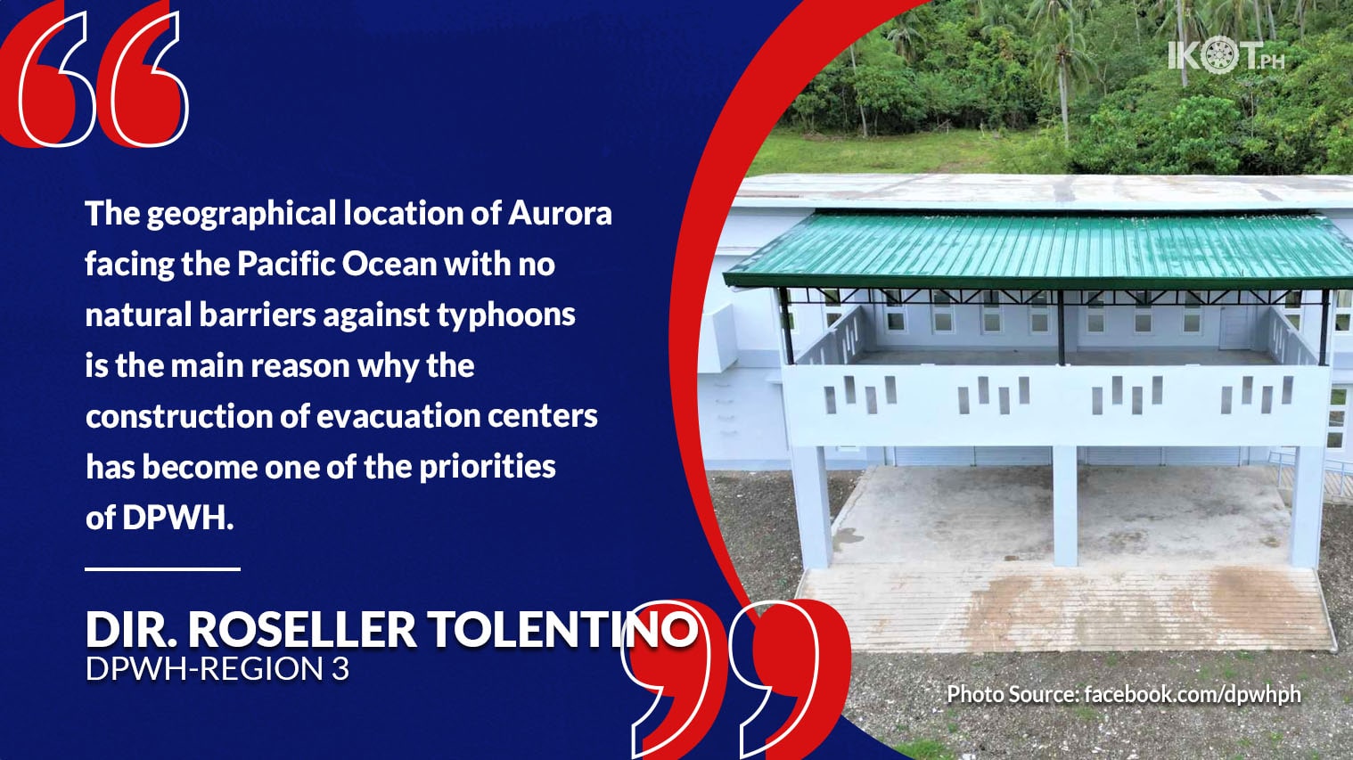 Dpwh Completes Evacuation Centers In Aurora Ikot Ph