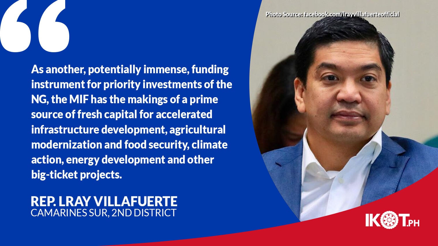 Maharlika Can Fund Flagship Projects Villafuerte Ikot Ph