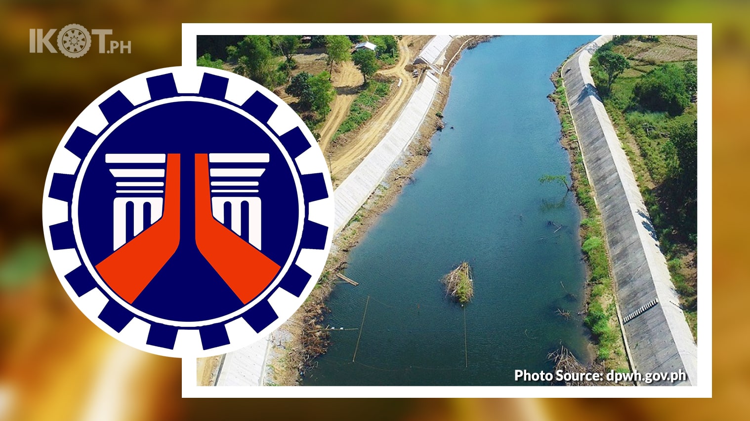 DPWH COMPLETES ALAMINOS RIVER FLOOD BARRIER IKOT PH