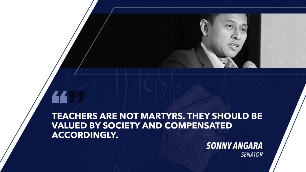 PAY PUBLIC SCHOOL TEACHERS WELL – ANGARA — IKOT.PH