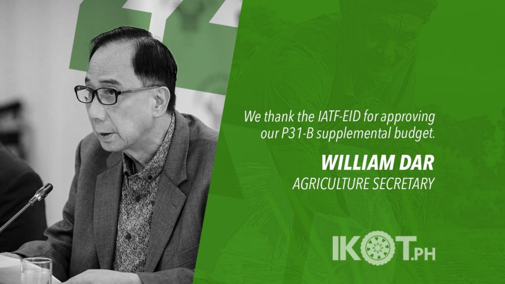 IATF APPROVES P31-B SUPPLEMENTAL BUDGET FOR ‘PLANT, PLANT, PLANT ...