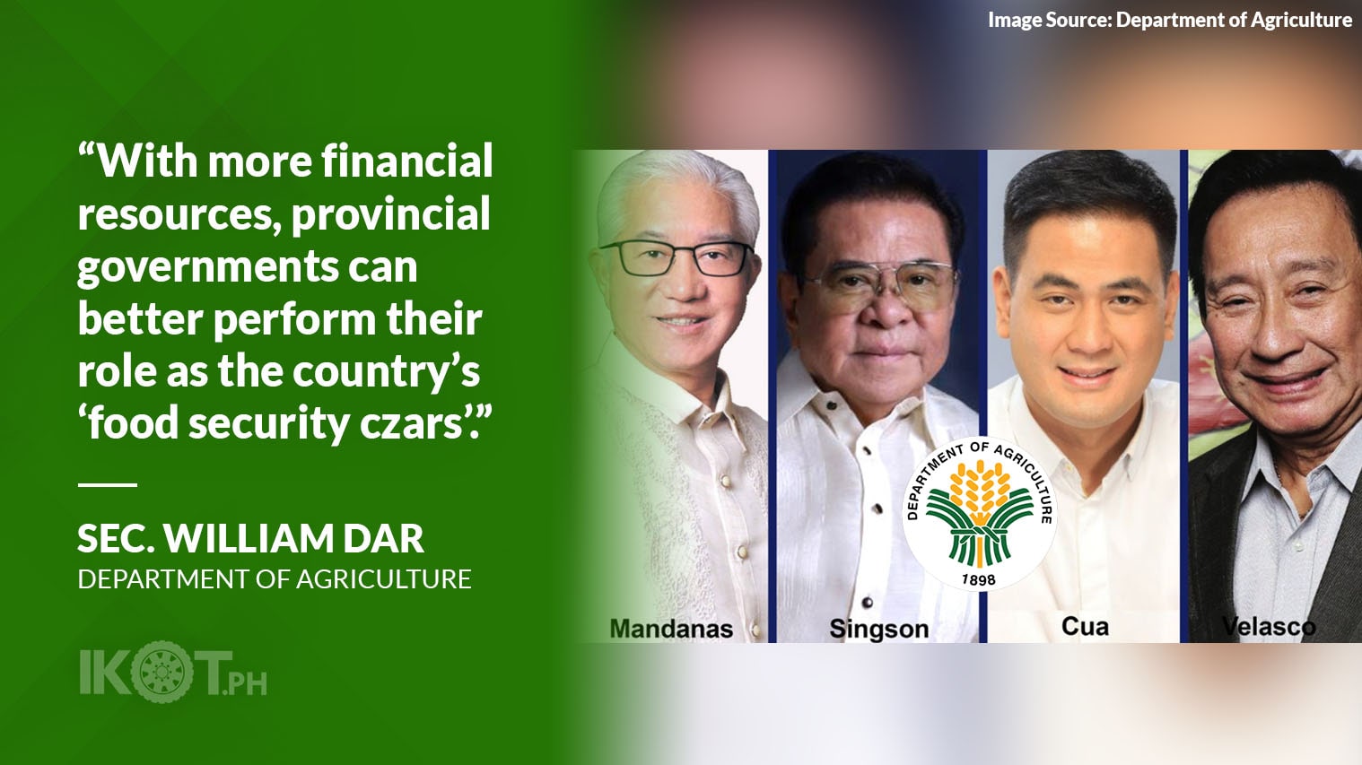 Mandanas Garcia Ruling To Boost Lgu Agri Projects — Ikot Ph