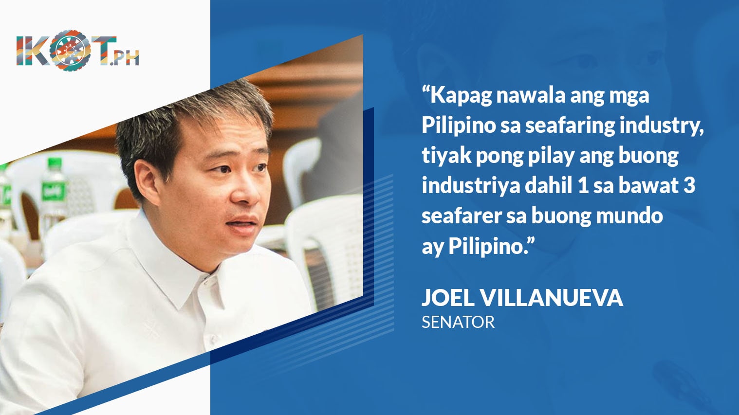 VILLANUEVA LAUDS VACCINATION OF PINOY SEAFARERS — IKOT.PH