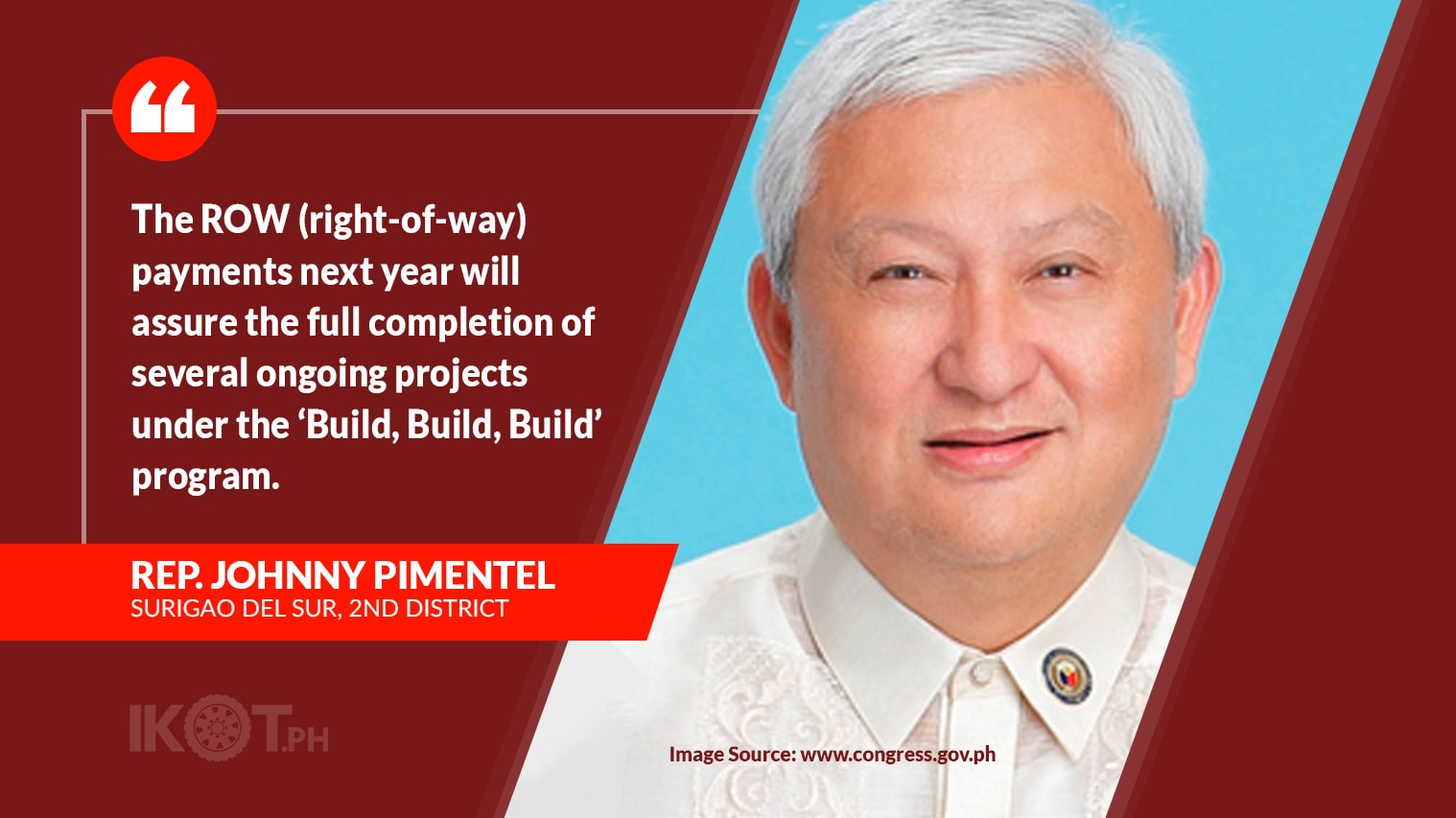 P34B ROW FUND TO COMPLETE GOV’T INFRA PROJECTS — IKOT.PH