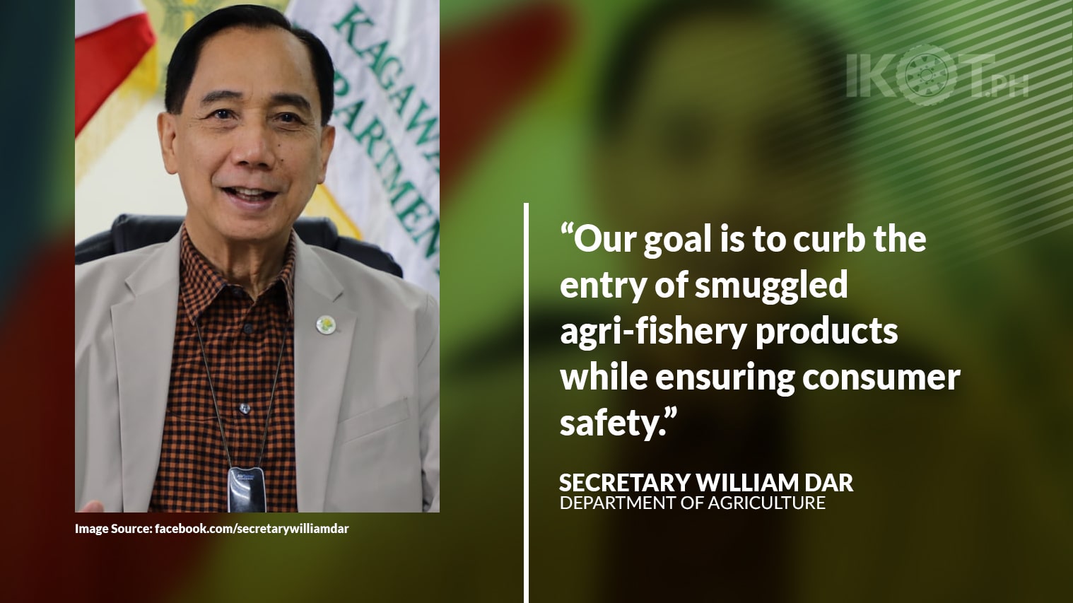 DA, BOC INK PACT VS AGRI PRODUCTS SMUGGLING -- DAR — IKOT.PH