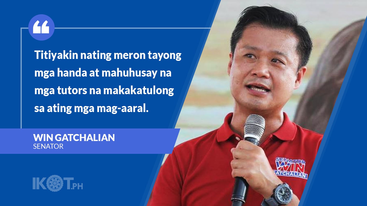 GATCHALIAN TO DEPED: IMPLEMENT TUTORING PROGRAM — IKOT.PH