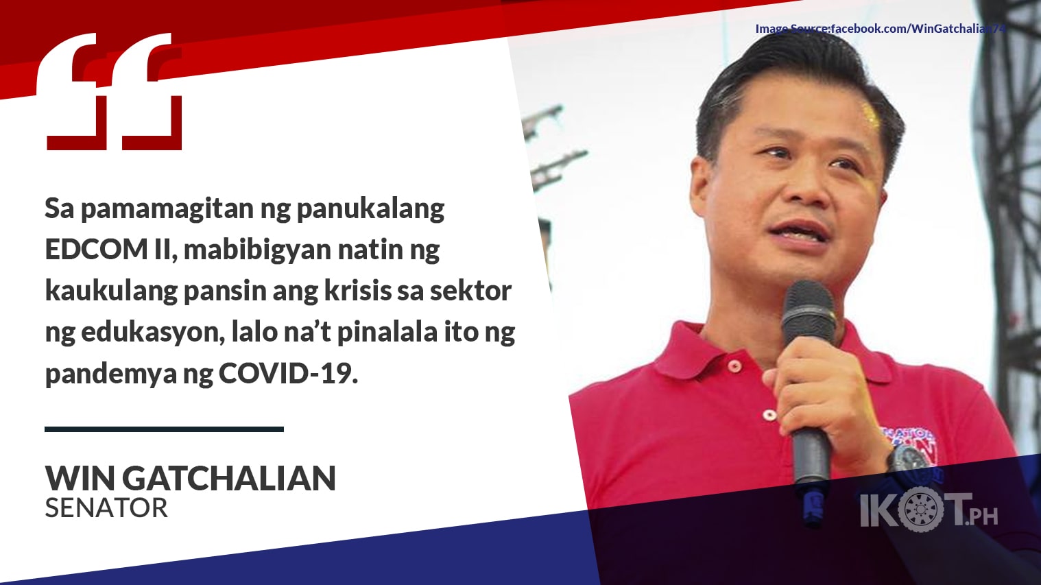 SENATE RATIFIES EDCOM II BILL - GATCHALIAN — IKOT.PH