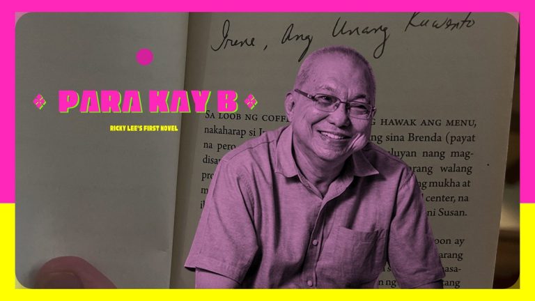 BOOK RECALL: RICKY LEE’S FIRST NOVEL ‘PARA KAY B’ — IKOT.PH