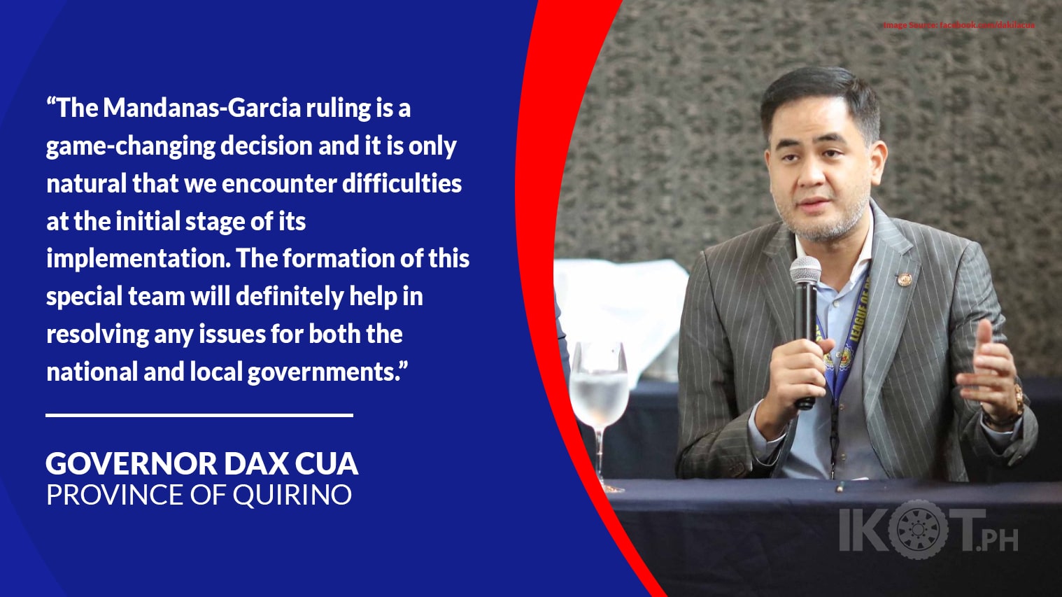 CUA BACKS SPECIAL TEAM ON MANDANAS-GARCIA RULING — IKOT.PH