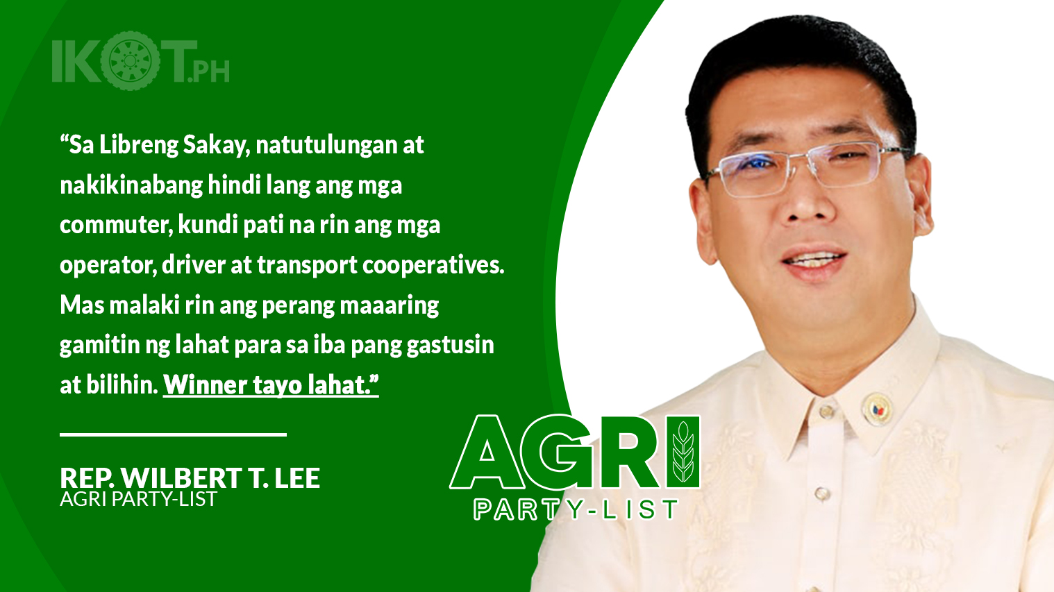 BRING BACK LIBRENG SAKAY, PLATE NUMBER BUDGET - LEE — IKOT.PH