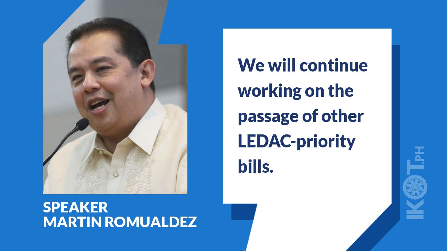 HOUSE OKS 13 PRIORITY BILLS IN ONE SESSION — IKOT.PH