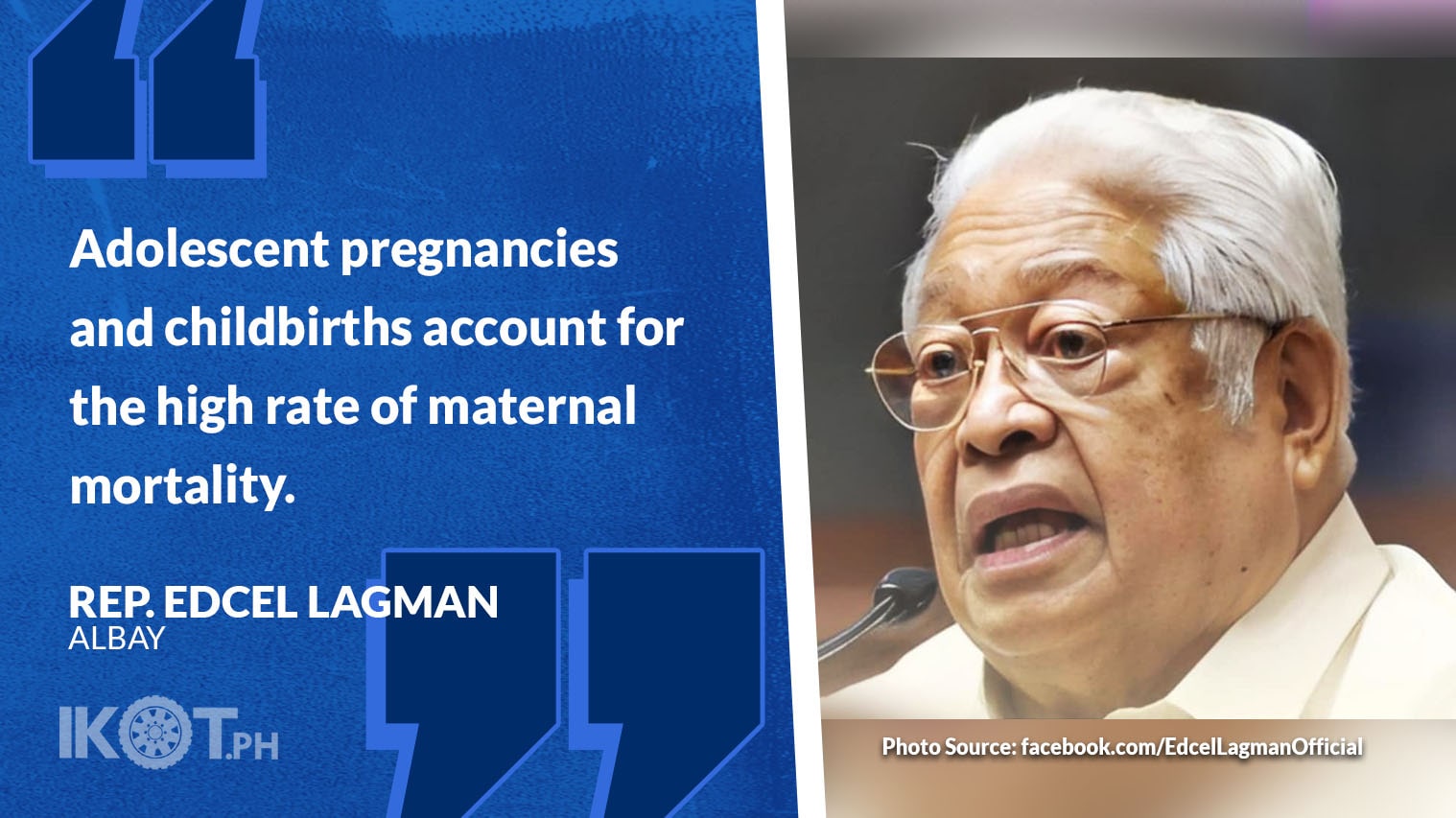 BILLS VS TEEN PREGNANCY GET HOUSE PANEL OK — IKOT.PH