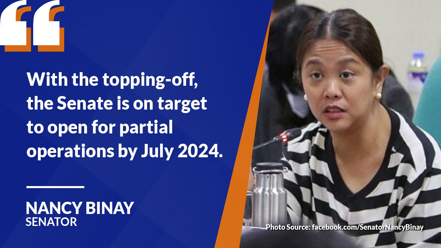 SENATE EYES OPENING OF NEW BUILDING IN JULY 2024 — IKOT.PH