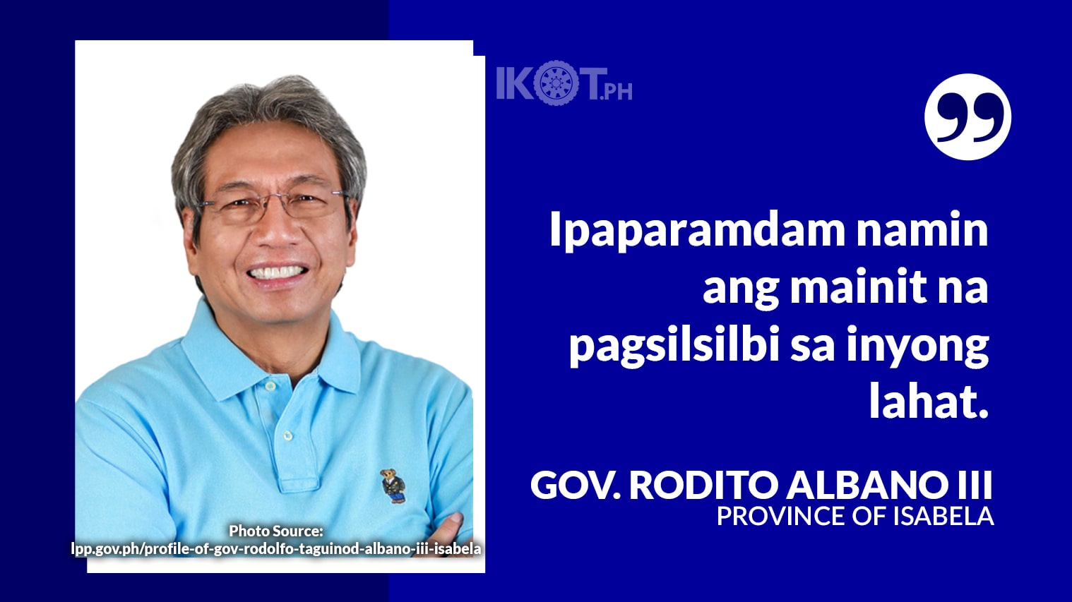 Isabela Governor Rodito Albano III Archives — IKOT.PH