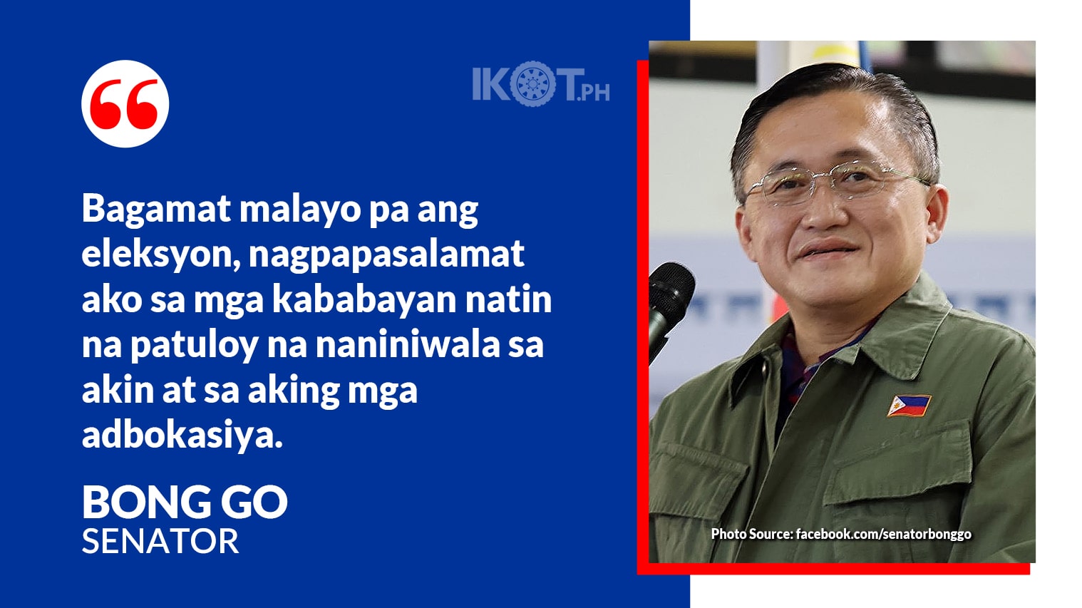 BONG GO LANDS 2ND IN OCTA 2025 SENATORIAL SURVEY — IKOT.PH