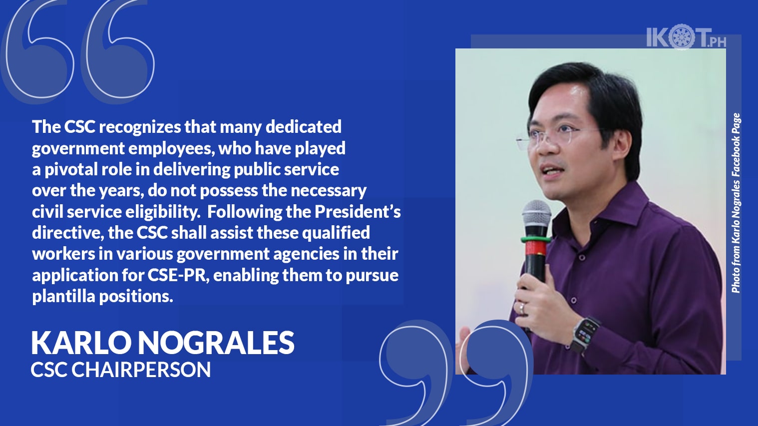 CSC BACKS ELIGIBILITY EXTENSION OF JO, COS WORKERS — IKOT.PH