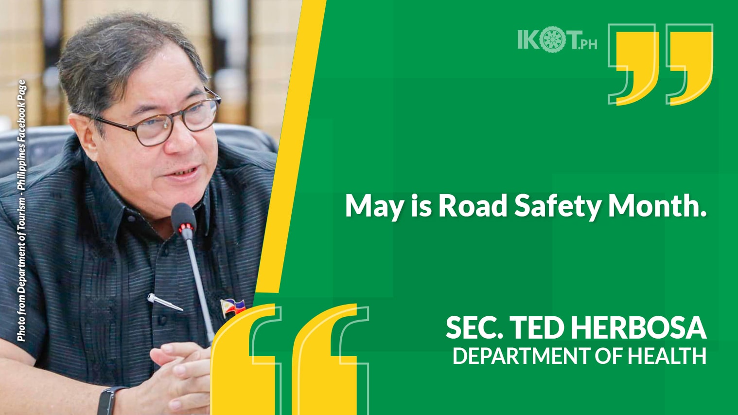 DOH JOINS ROAD SAFETY CAMPAIGN — IKOT.PH