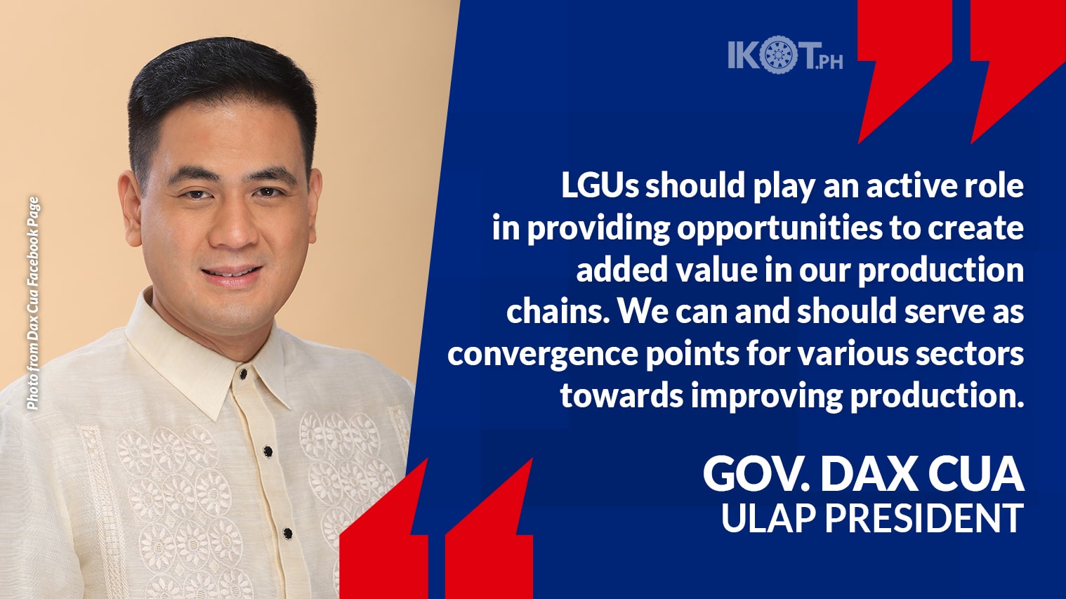 CUA TO LGUS: CREATE MORE VALUE IN AGRI PRODUCTION — IKOT.PH