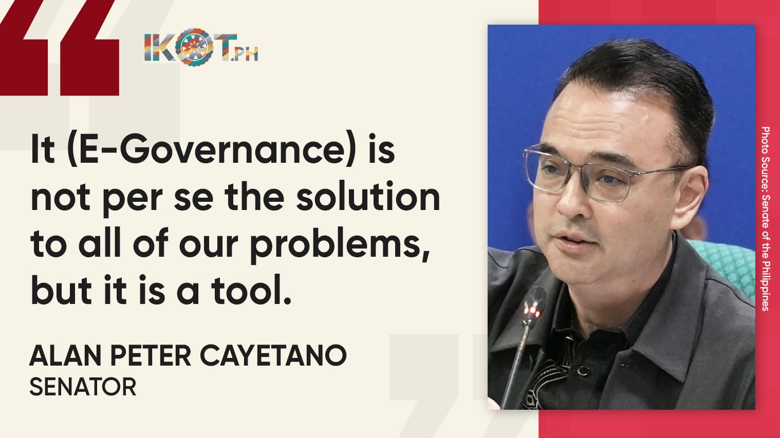 EGOVERNANCE BILL GETS SENATE OK ON 2ND READING — IKOT.PH